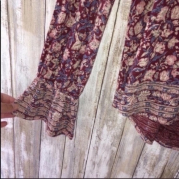 NWT Lucky Brand High Low Floral Blouse - Picture 4 of 7